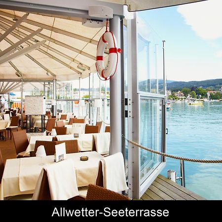 Hotel-Restaurant "Veldener Traumschiff" Direkt Am See In 2Min Im Zentrum Velden am Worthersee Bagian luar foto