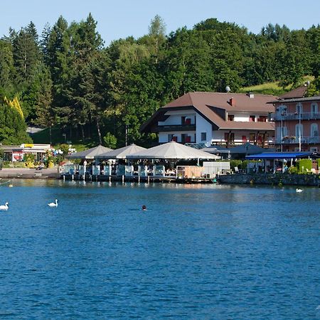 Hotel-Restaurant "Veldener Traumschiff" Direkt Am See In 2Min Im Zentrum Velden am Worthersee Bagian luar foto